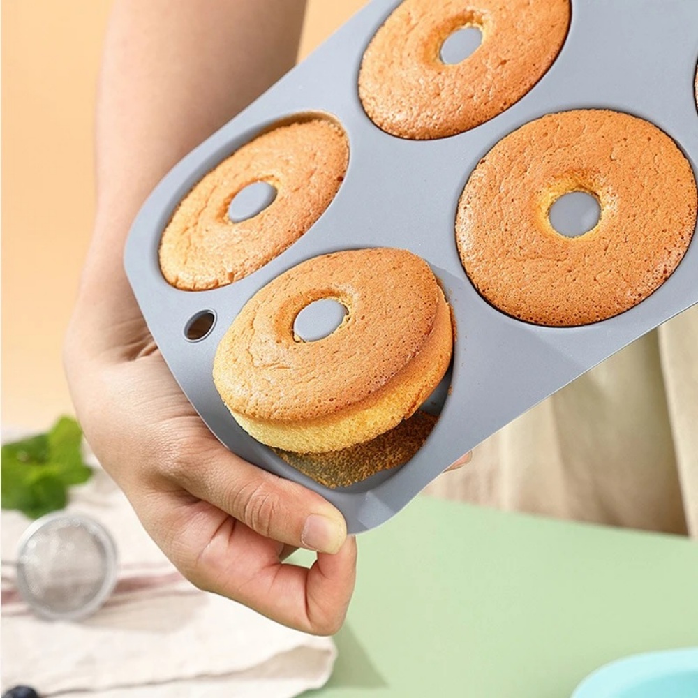 6Holes Baking Mold Food Grade  - Donut Mold Silicone recension och pris