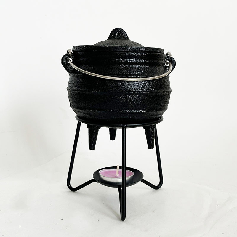 Medium 1/8# Cast Iron Cauldron - Cast Iron Corn recension och pris