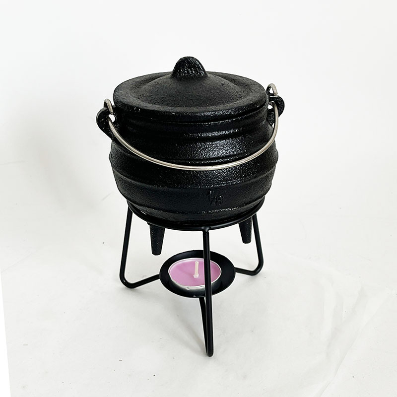 Medium 1/8# Cast Iron Cauldron - Cast Iron Corn recension och pris