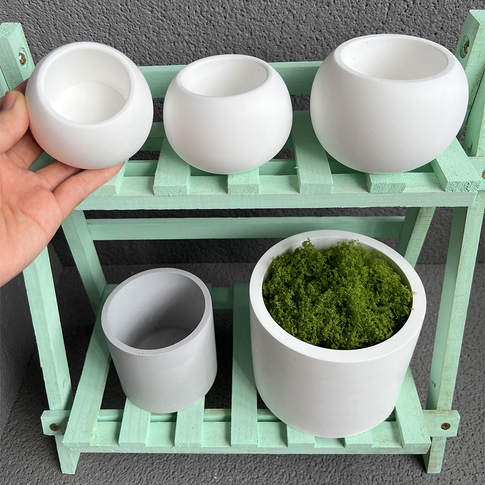 Spherical Plant Pot Concrete S - Potsticker Mold recension och pris