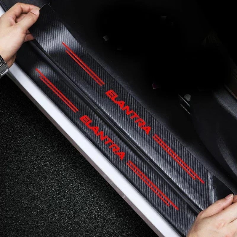 Car Front Rear Door Threshold  - Crepe Pan Carbon recension och pris