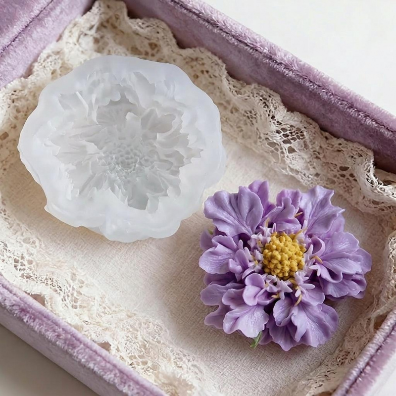 1 Dreamy Blue Potted Flower Si - Potsticker Mold recension och pris