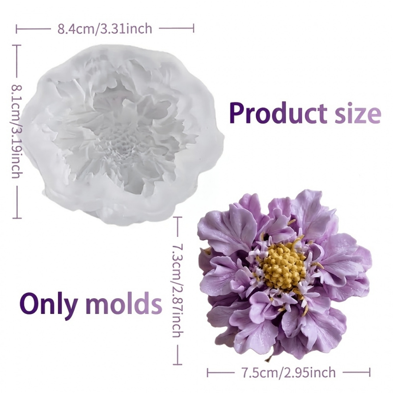 1 Dreamy Blue Potted Flower Si - Potsticker Mold recension och pris