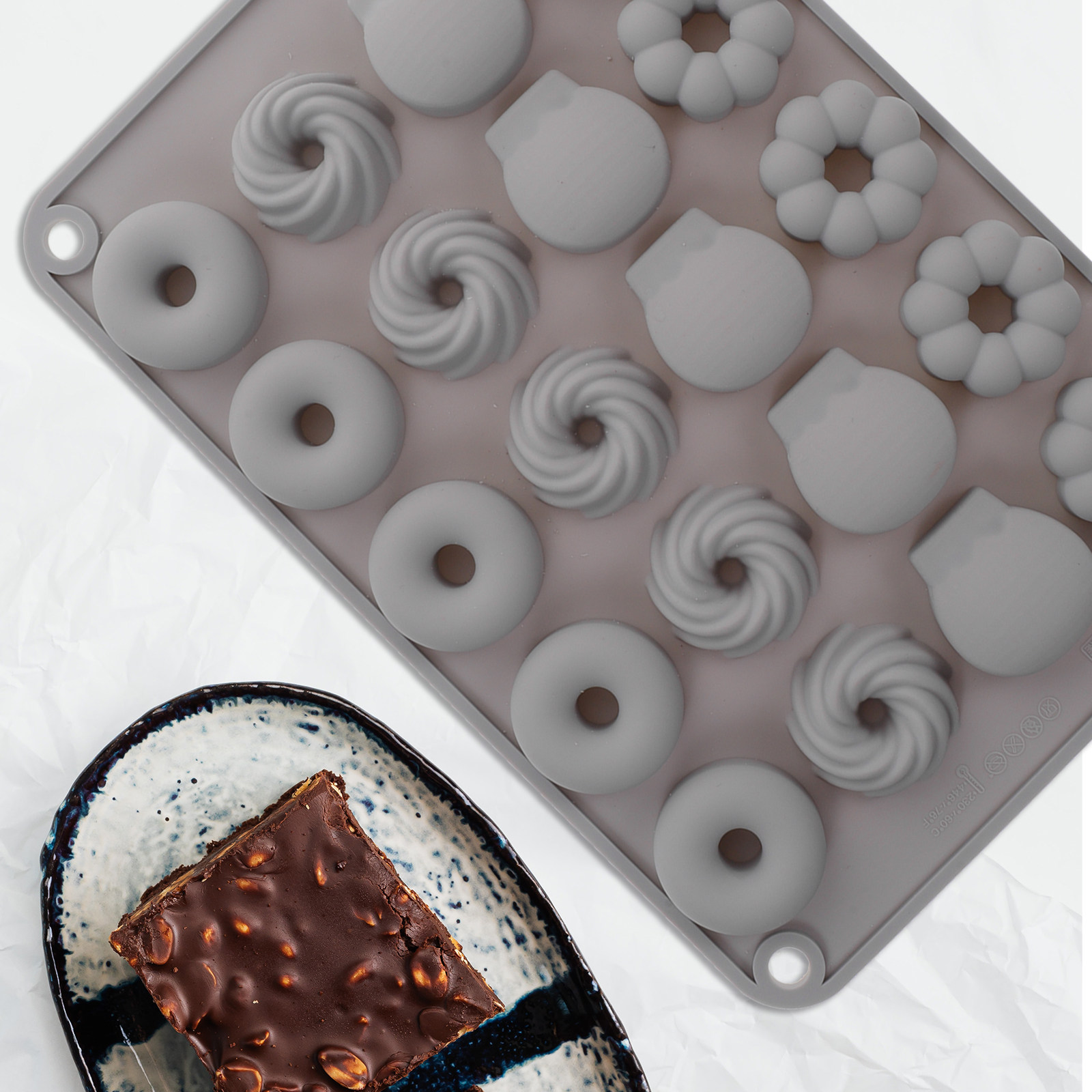 Mini Chocolate Donut Mold Sili - Donut Mold Silicone recension och pris