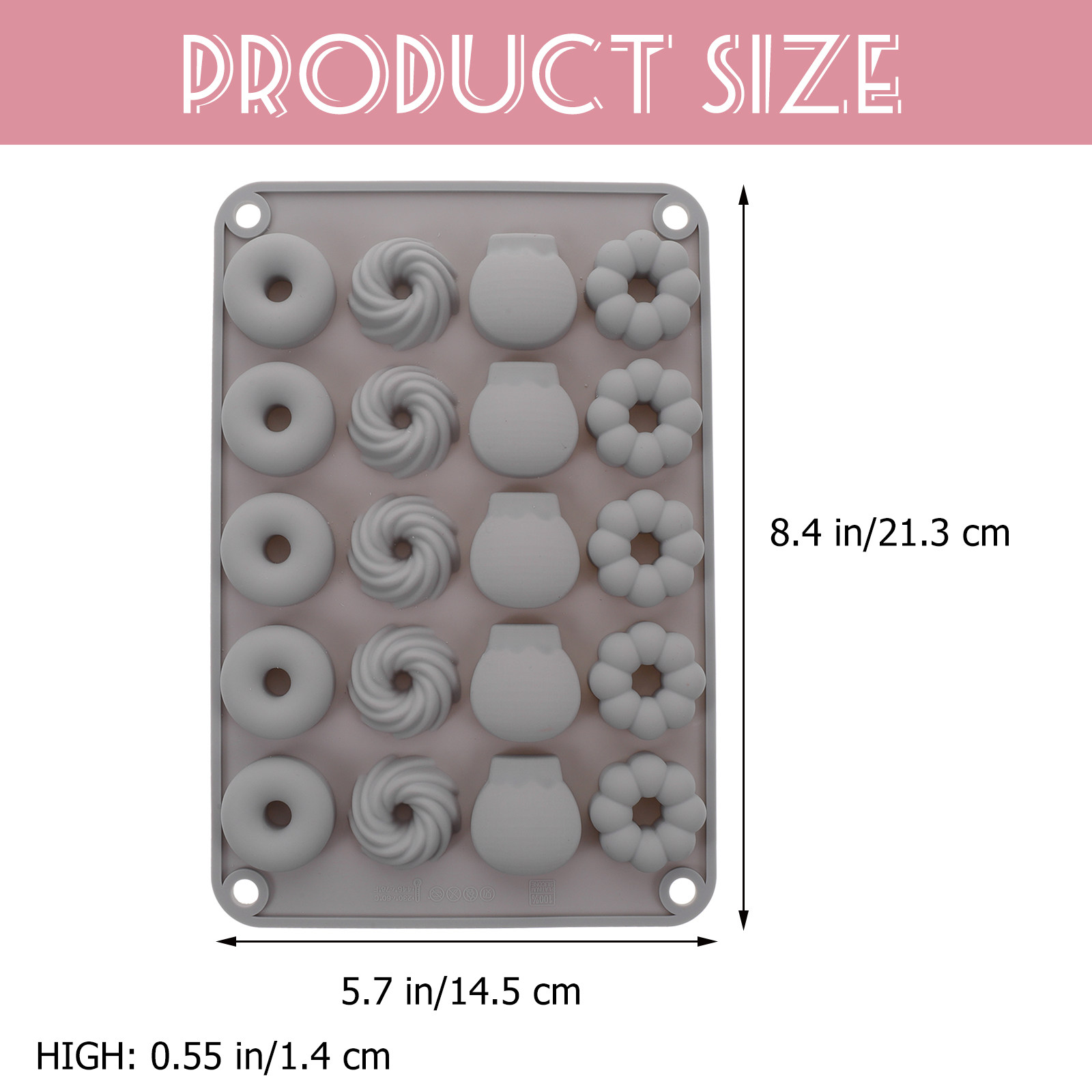 Mini Chocolate Donut Mold Sili - Donut Mold Silicone recension och pris